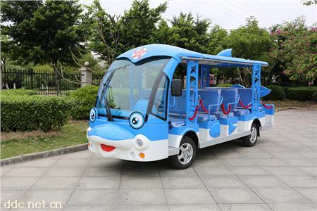  凯驰景区14座海豚观光车